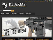 Tablet Screenshot of kearms.com